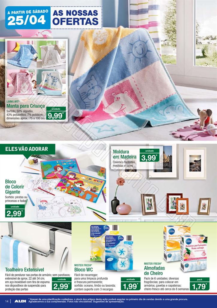 Antevisão Folheto ALDI Promoções a partir de 22