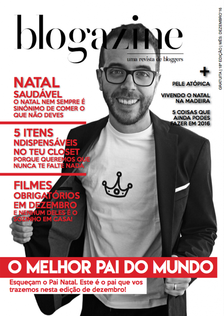 Capa da Blogazine de dezembro