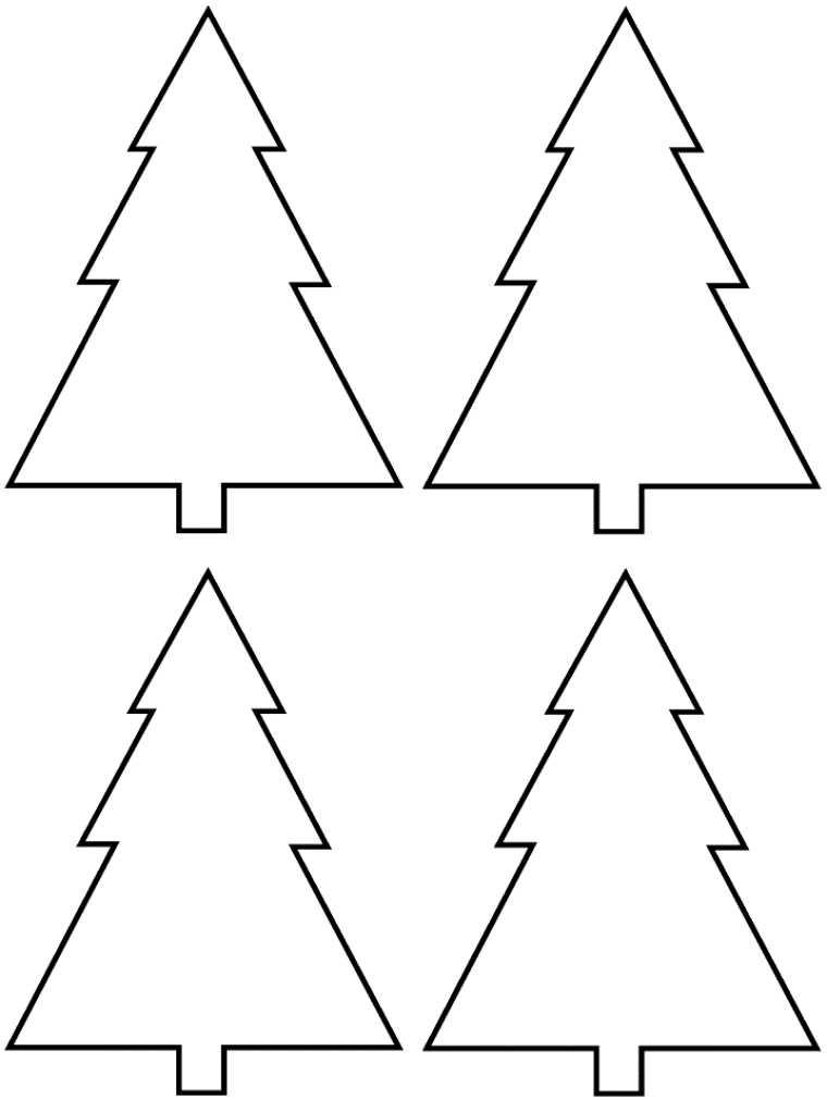 Arvore de Natal sem decorações para inventar desenhos e colorir -  Brinquedos de Papel