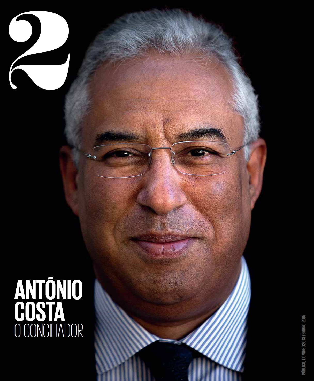 2015.09.20 Revista 2, Capa - António Costa, o Con