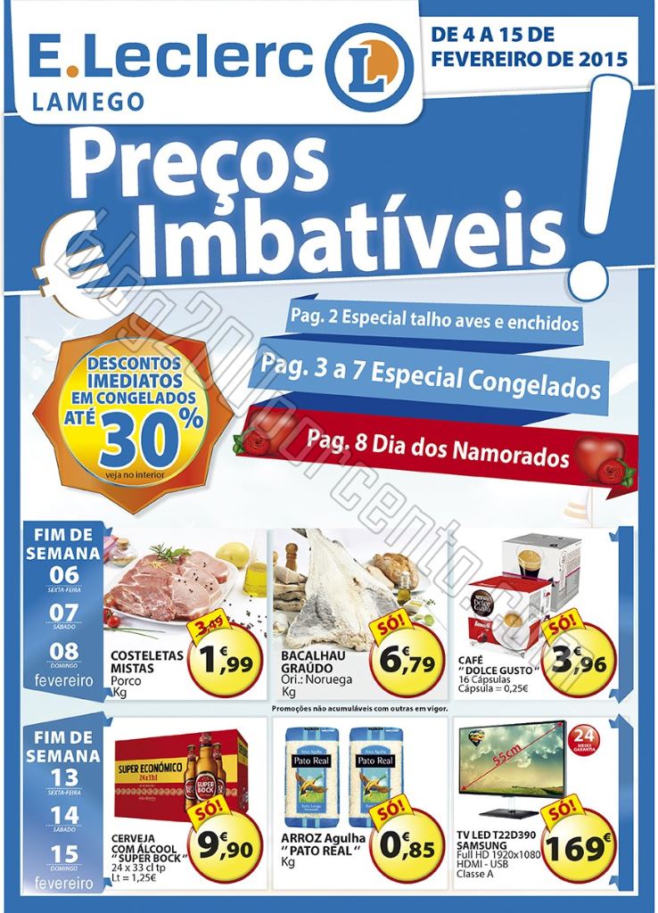 Antevisão Folheto E-LECLERC Lamego de 4 a 15 feve