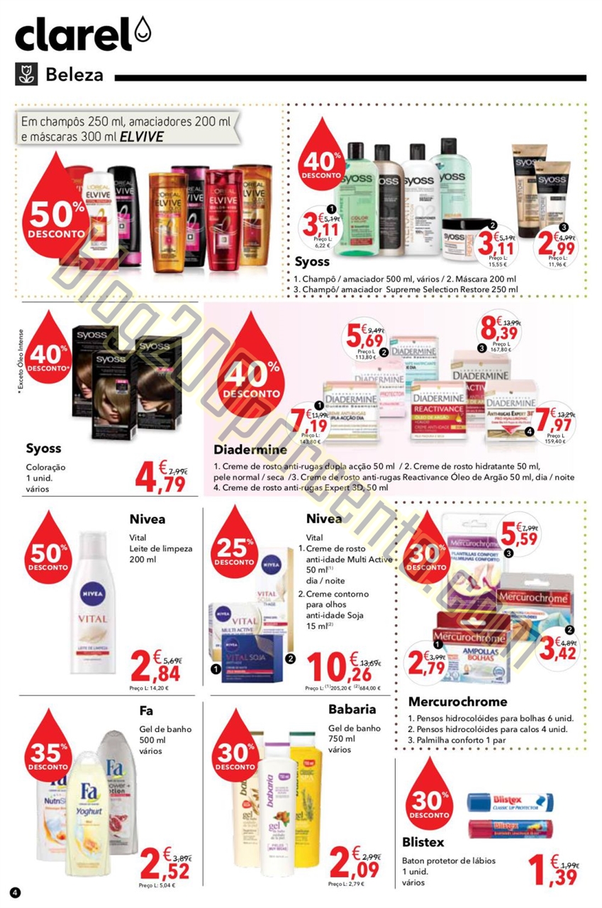Antevisão Folheto CLAREL Promoções de 9 a 22 ju