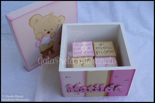 Caixa de recordações de bebé 