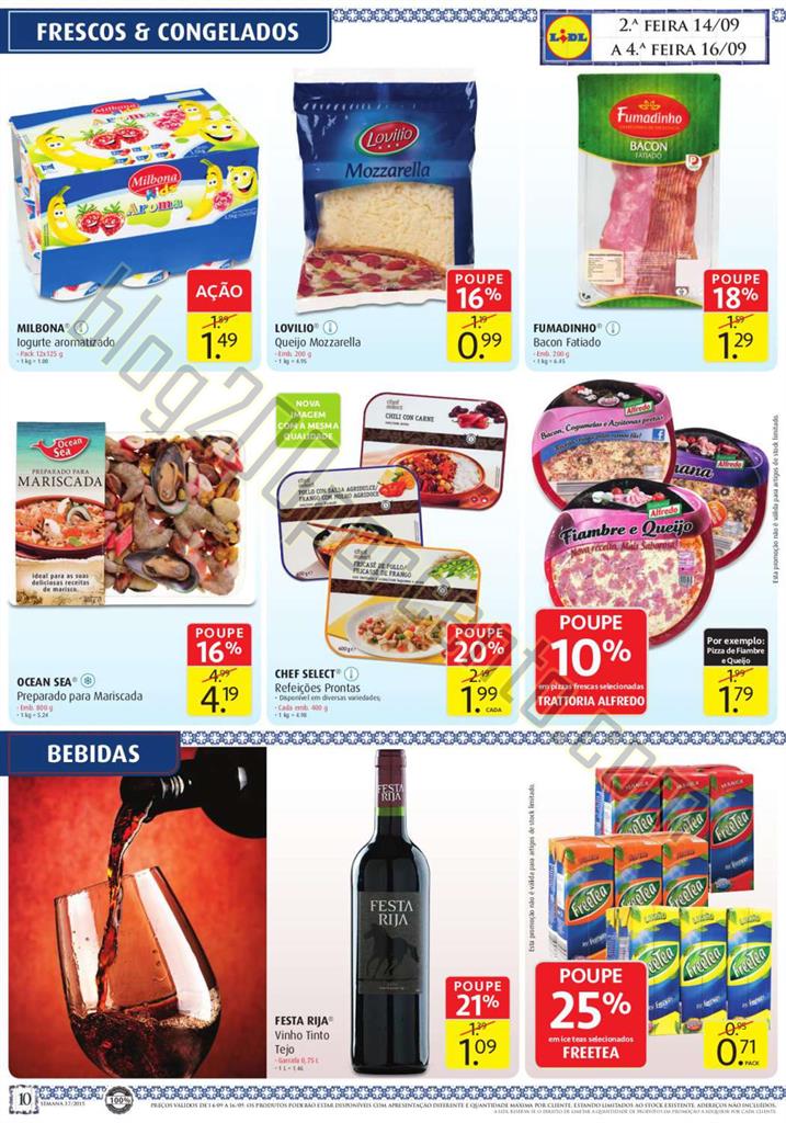 Antevisão Folheto LIDL promoções de 10 a 16 set