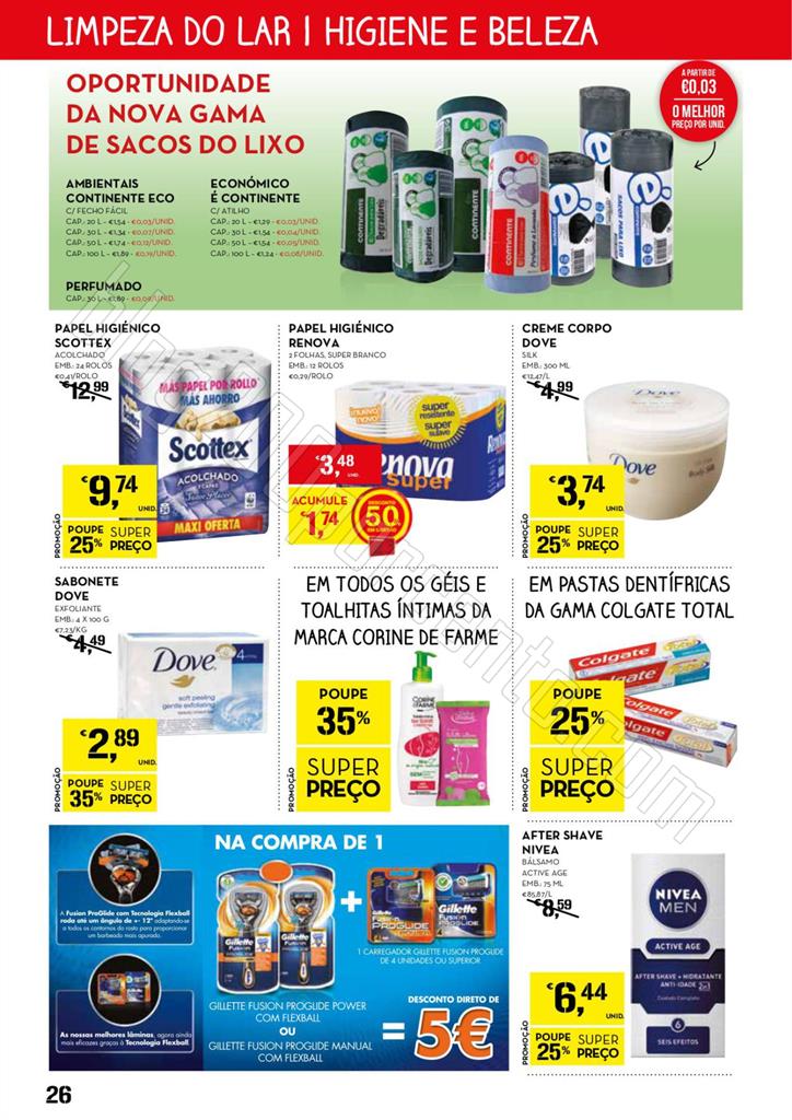 Antevisão Folheto CONTINENTE Promoções de 3 a 9