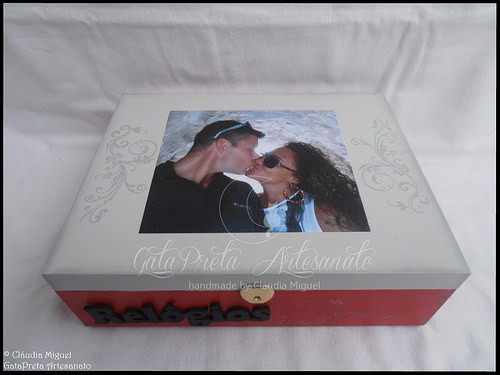 Caixa para 12 relógios 