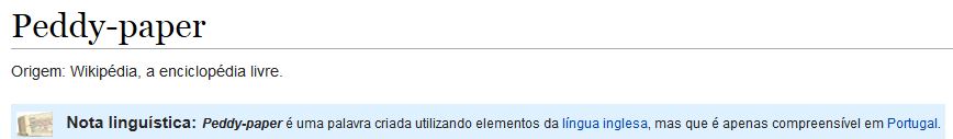 Peid' e peiper...?!