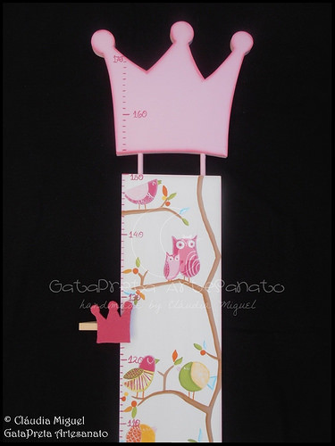 Placa de porta e régua crescimento 