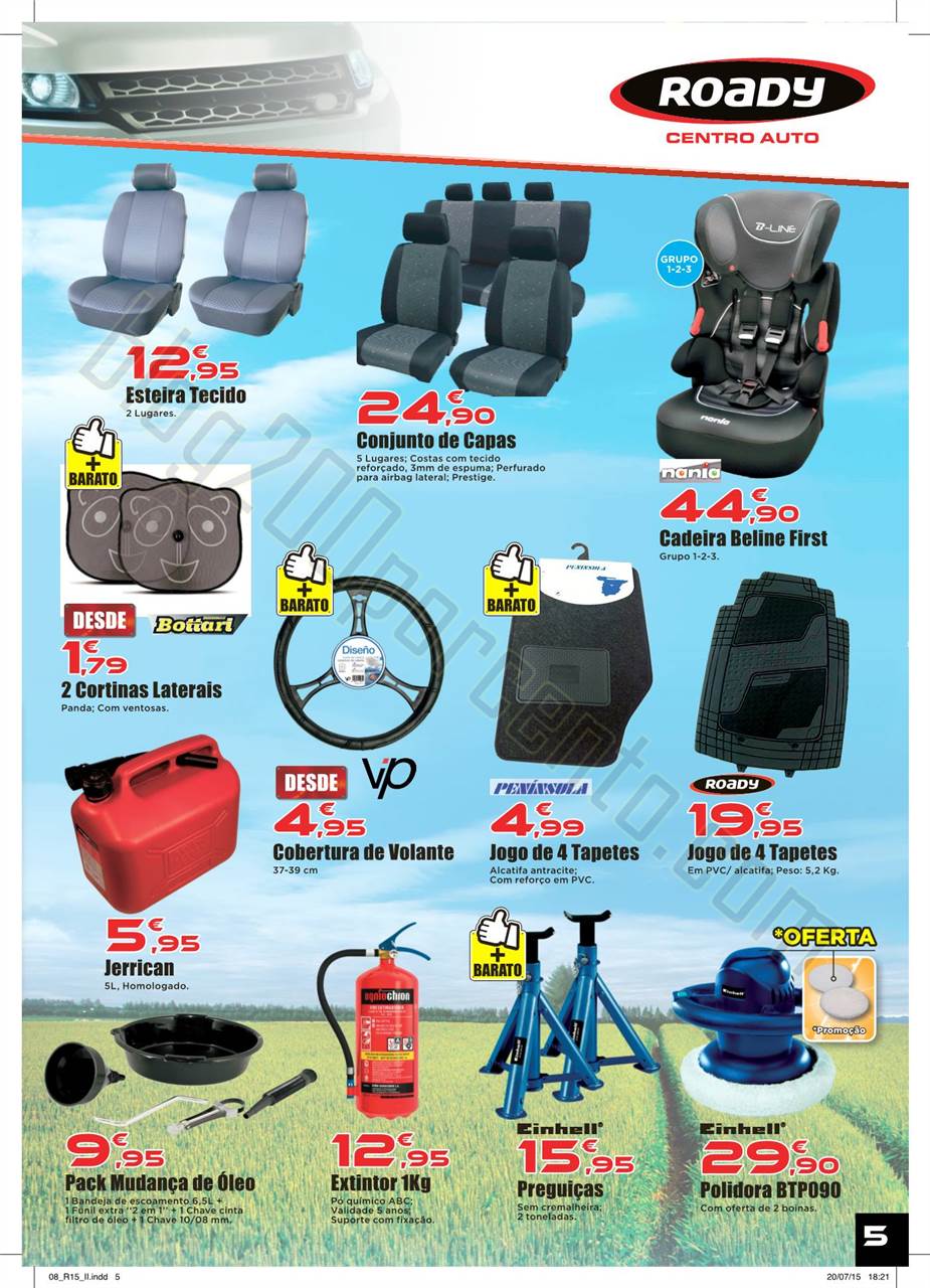 Novo Folheto ROADY Promoções de 30 julho a 30 ag