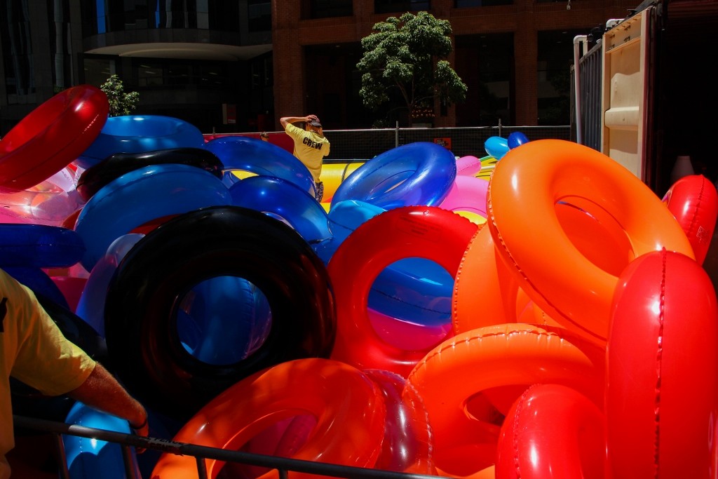 Slide Street Perth inflatable 1