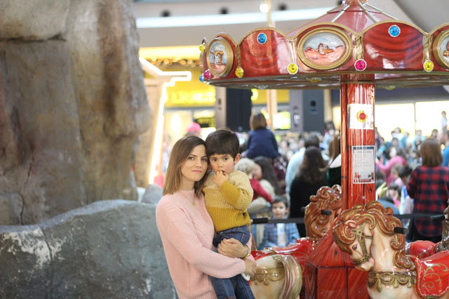 aldeia natal + almada forum + pai natal + natal com as crianças + carrossel 