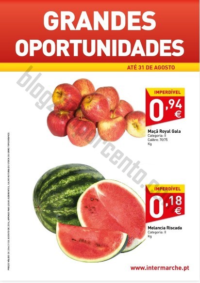 Especial frescos INTERMARCHÉ promoção até 31 agosto