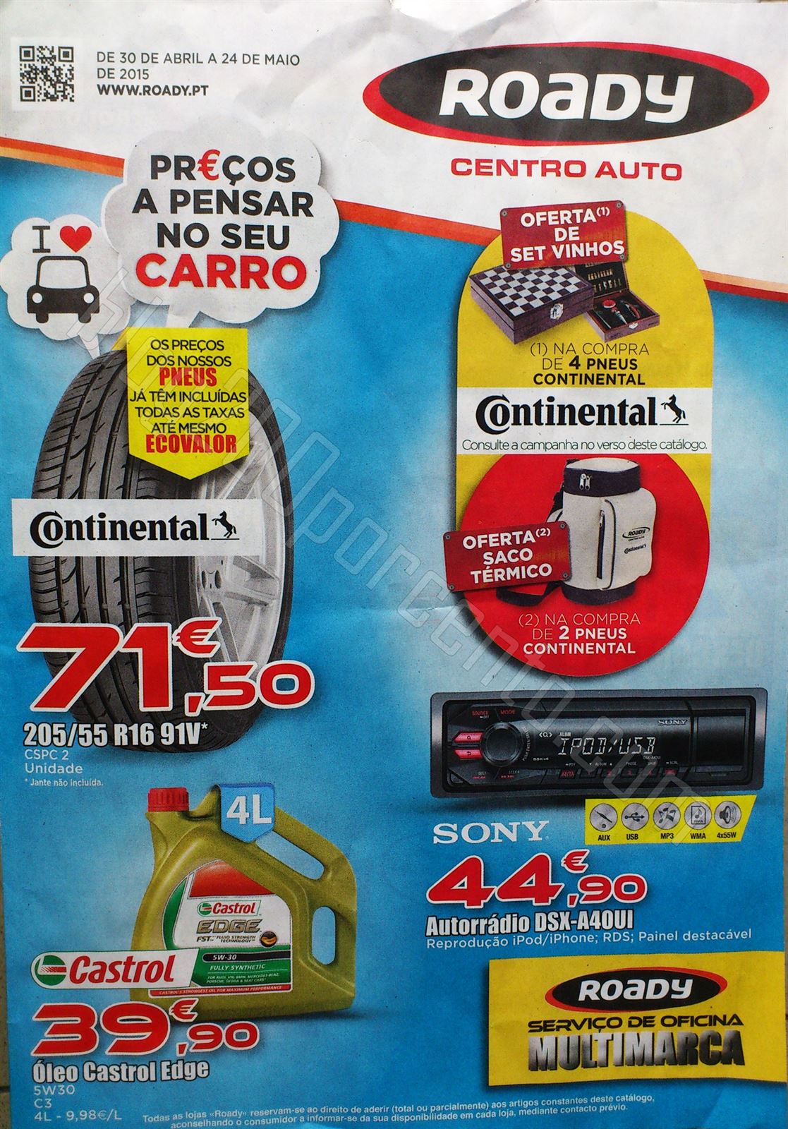 Antevisão Folheto ROADY Promoções de 30 abril a