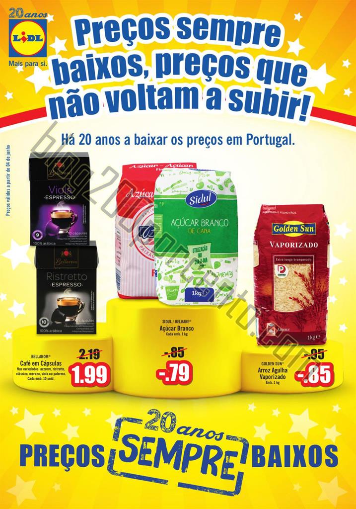 Antevisão folheto LIDL Baixa de preços a partir 