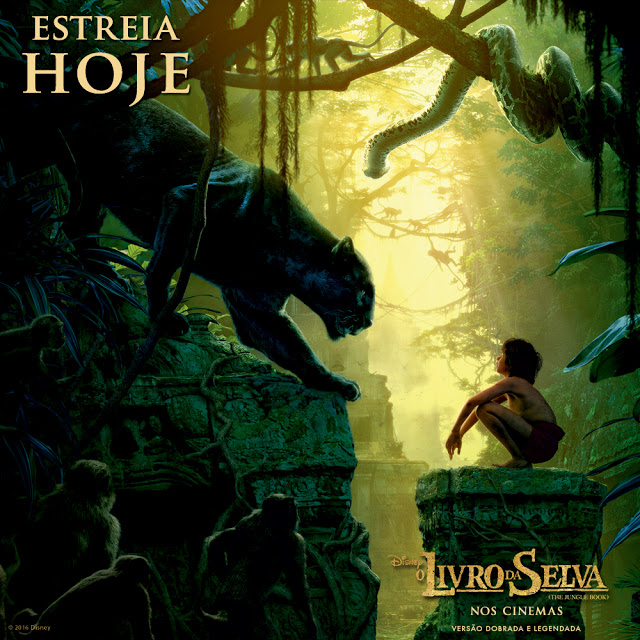 Mogli, o livro da Selva + filmes de animação disney + estreias disney + cinema para toda a família