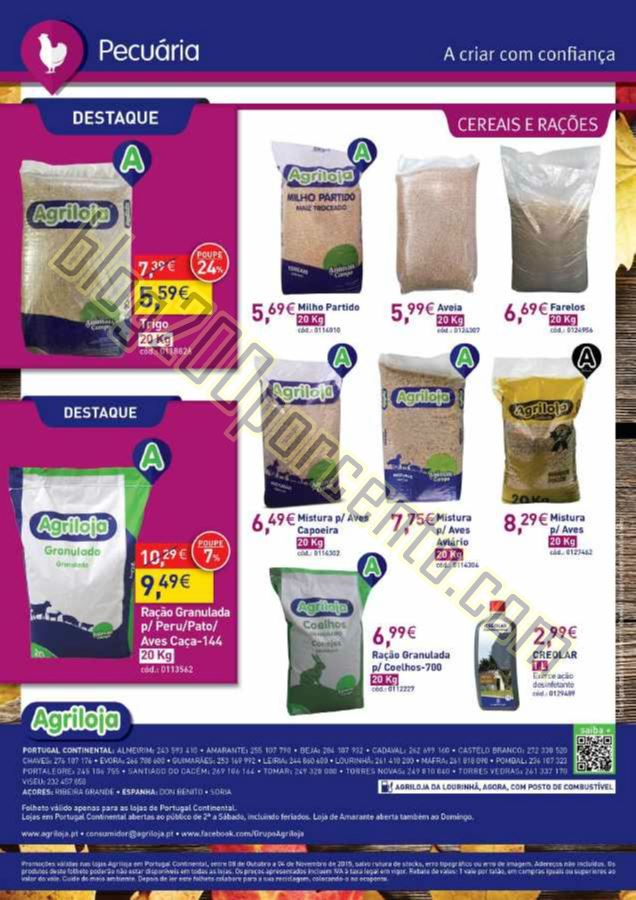 Antevisão Folheto AGRILOJA Promoções de 8 outub