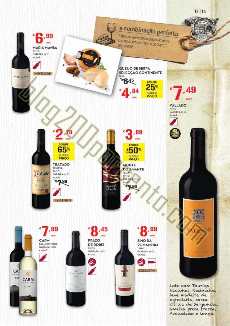 Antevisão Folheto CONTINENTE Vinhos de 29 setembr