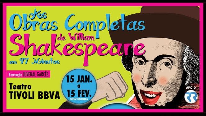 AS OBRAS COMPLETAS DE WILLIAM SHAKESPEARE EM 97 MINUTOS