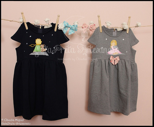 Vestidos de menina (4-5anos e 2-3anos) 