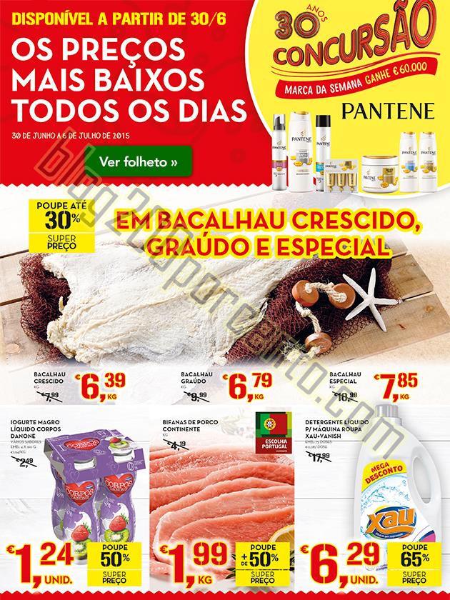 Antevisão Folheto CONTINENTE promoções de 30 ju