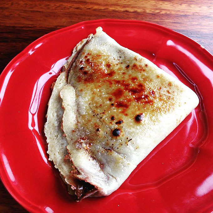 crepe de nutella