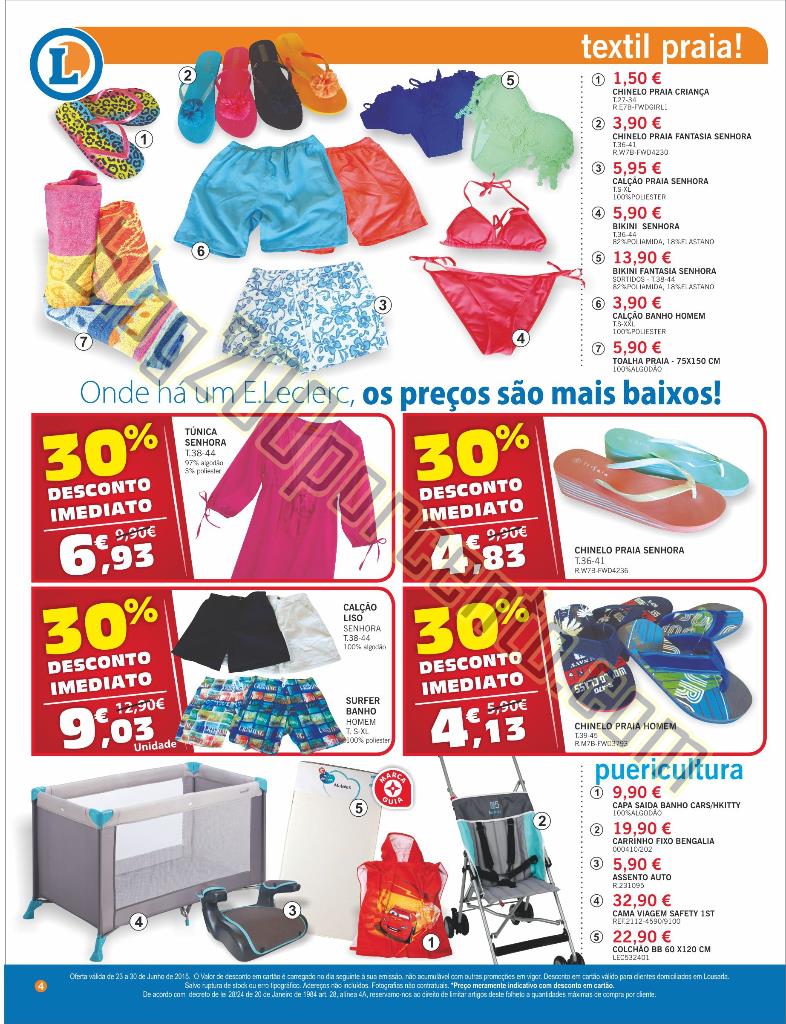 Antevisão Folheto E-LECLERC Lousada de 23 a 30 ju