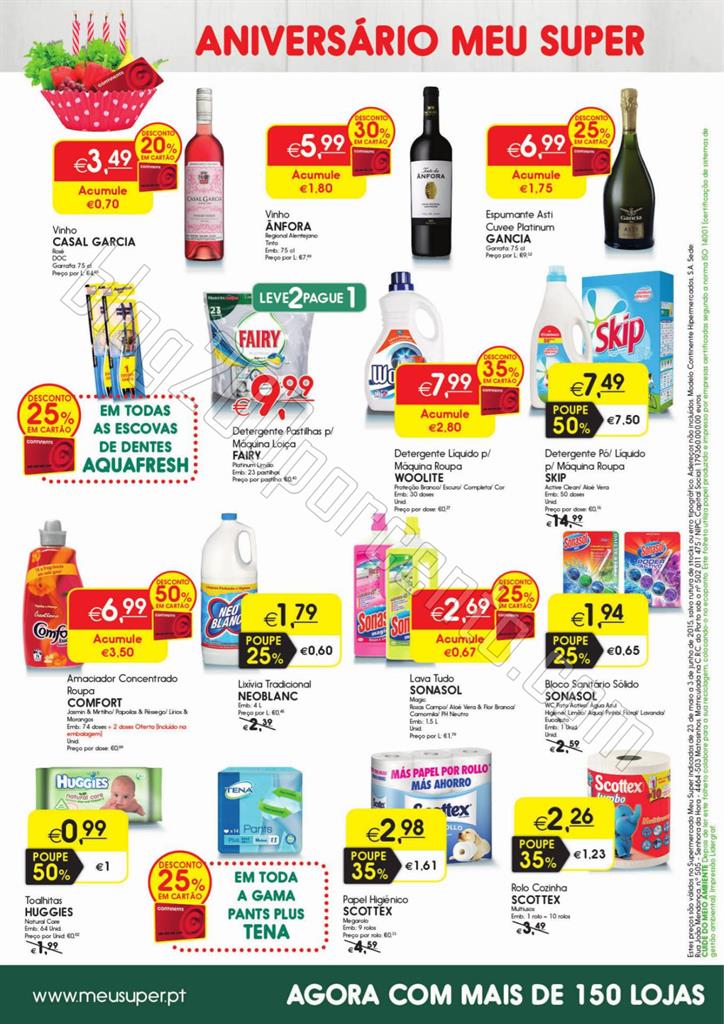 Antevisão Folheto MEU SUPER Promoções de 23 mai