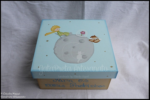 Caixa de lembrança para padrinhos 