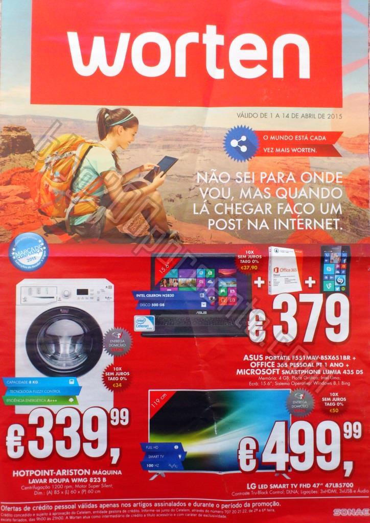 Antevisão Folheto WORTEN Promoções de 1 a 14 ab