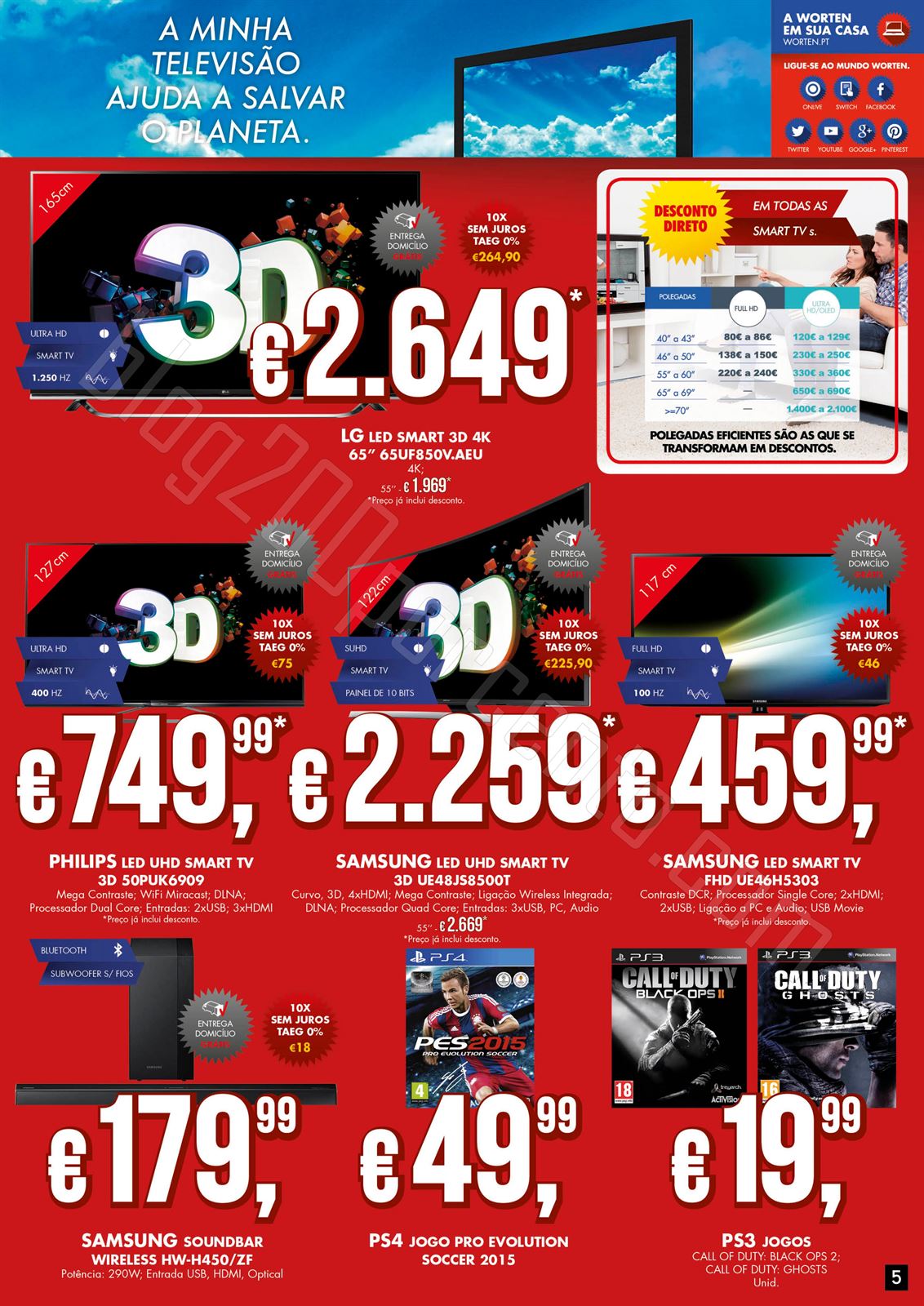 Antevisão Folheto WORTEN Promoções de 29 abril 