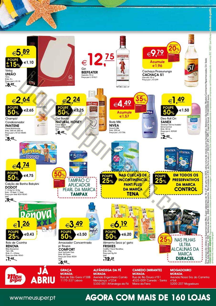 Novo Folheto MEU SUPER Promoções de 16 a 27 julh