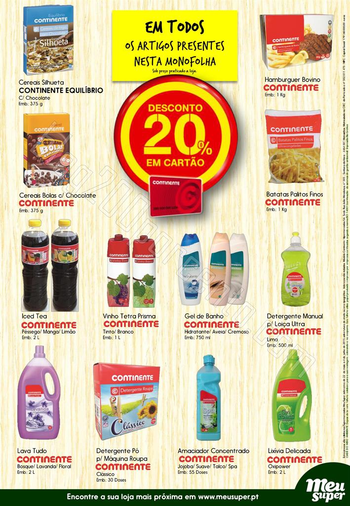 Novo Folheto MEU SUPER Promoções de 22 maio a 4 