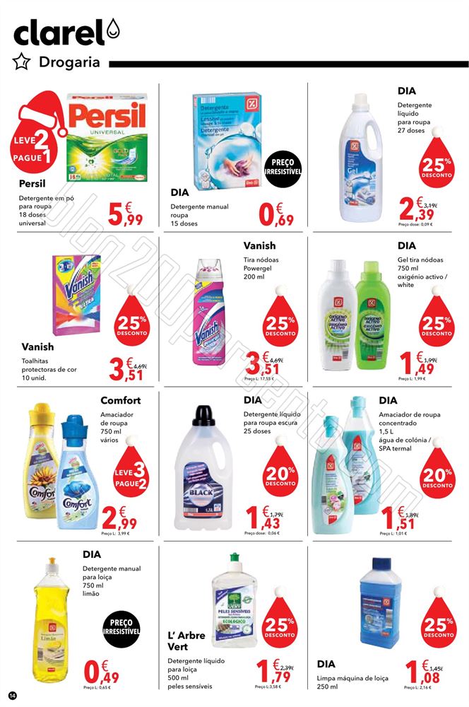 Antevisão Folheto CLAREL Natal de 27 novembro a 1