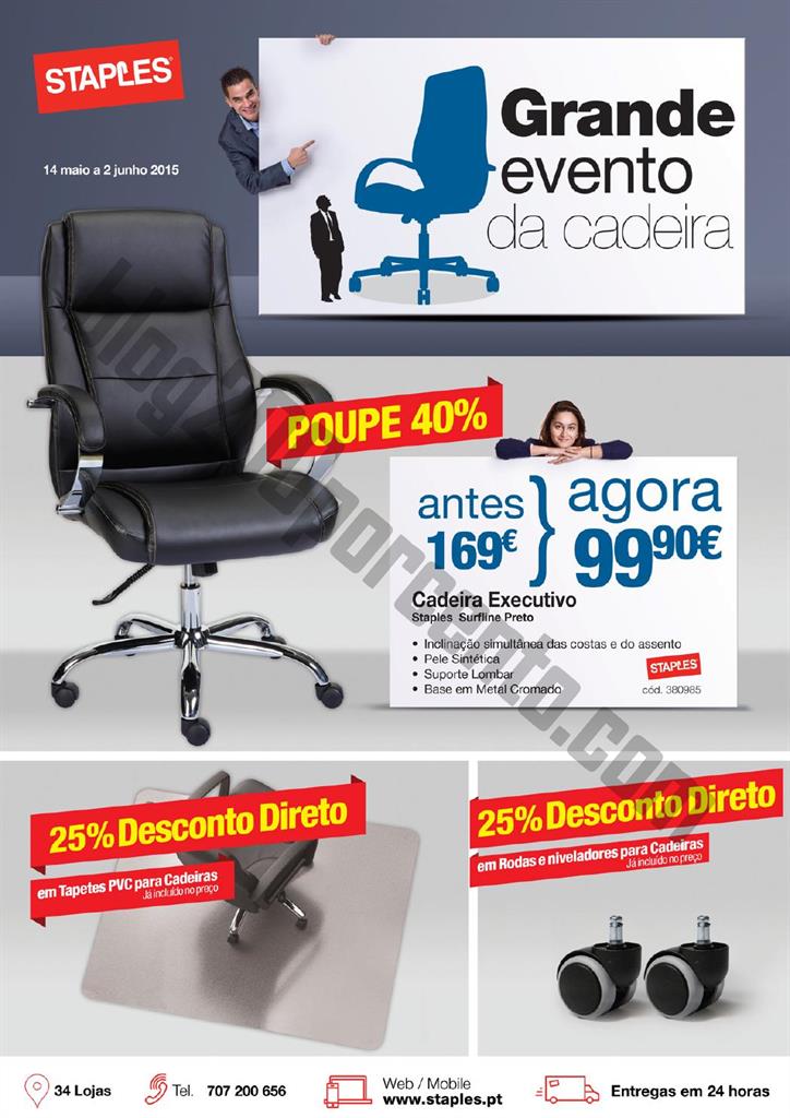 Antevisão Folheto STAPLES Promoções de 14 maio 
