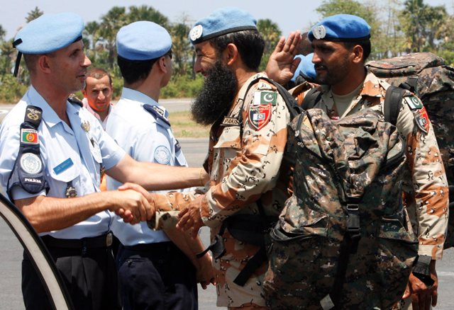 Pakistan UN peacekeeping force leaving East Timor