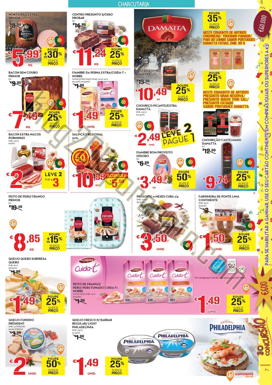 Antevisão Folheto CONTINENTE Promoções de 1 a 7
