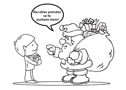 Desenho de Pai Natal 4 para Colorir - Colorir.com