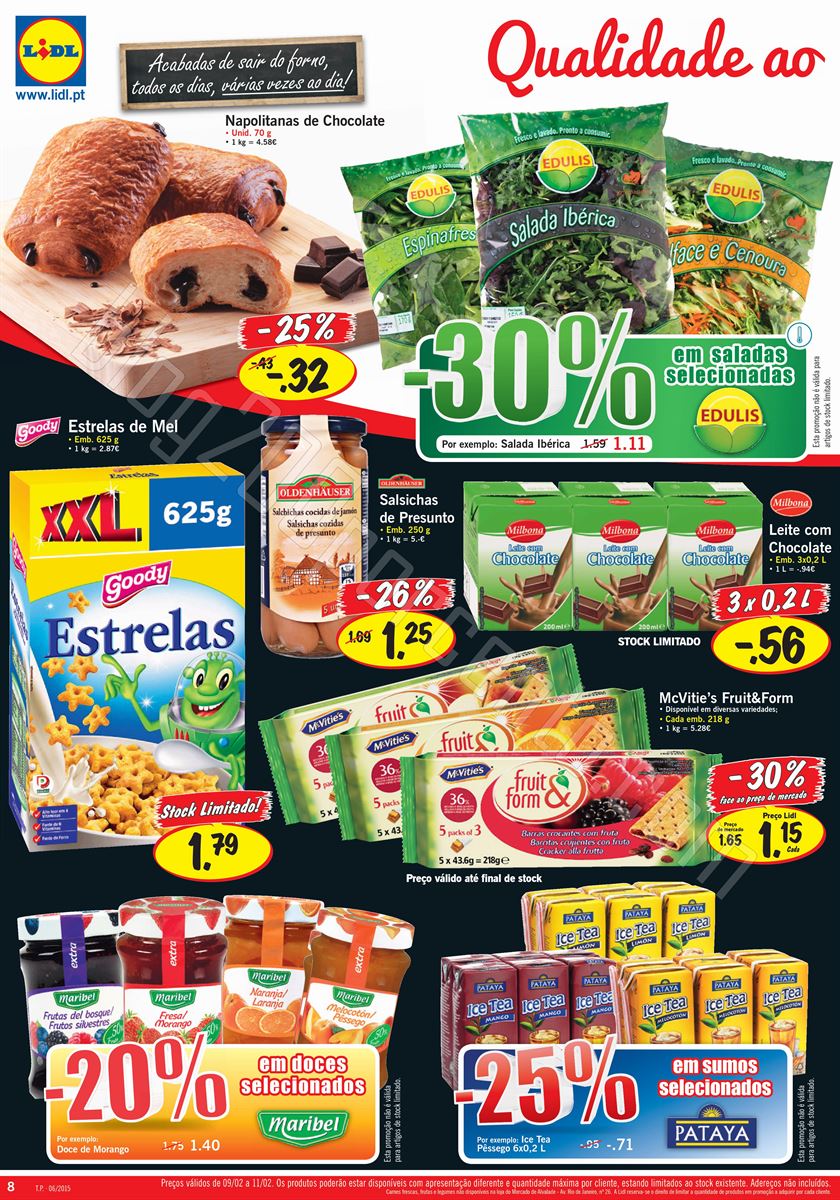Antevisão Folheto LIDL promoções de 5 a 11 feve