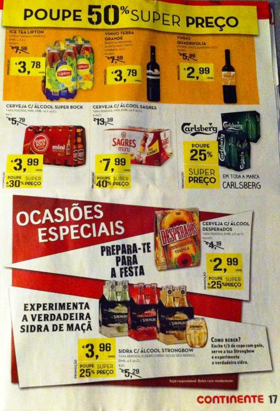 Antevisão Folheto CONTINENTE promoções de 17 a 