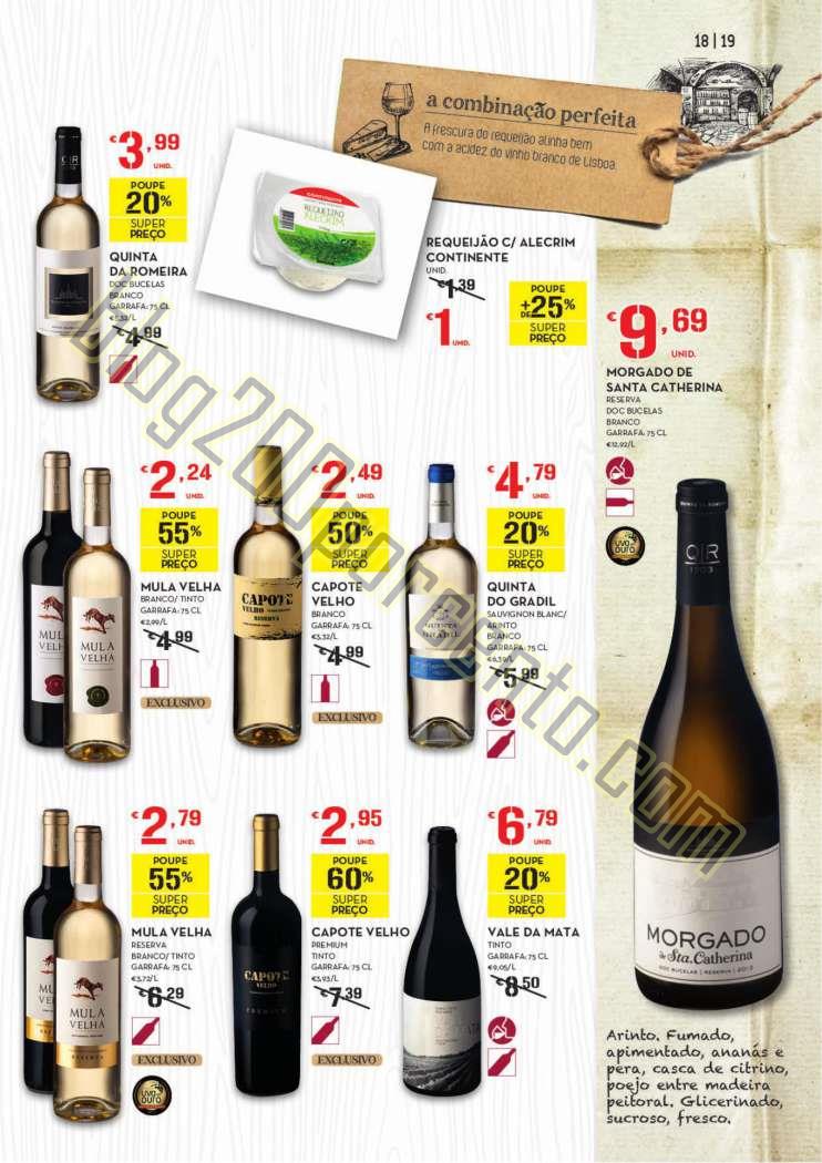 Antevisão Folheto CONTINENTE Vinhos de 29 setembr