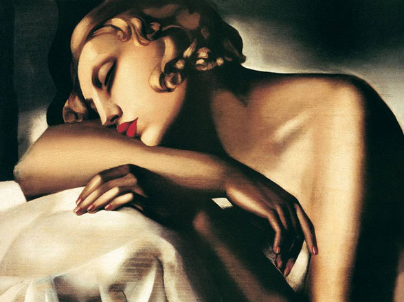 Tamara de Lempicka the_sleeping_girl.jpg