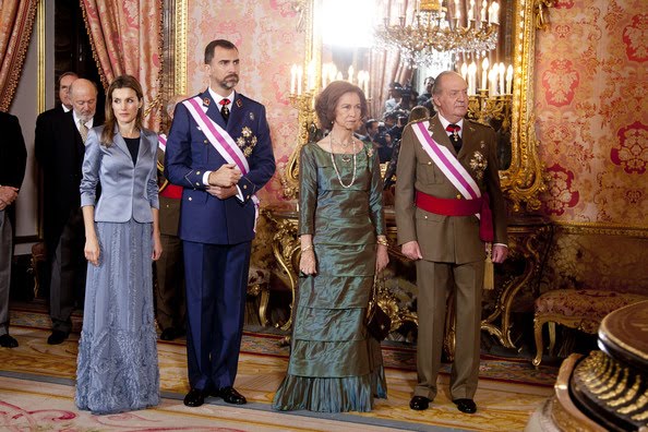 Spanish+Royals+Celebrate+New+Year+Military+XJz704A
