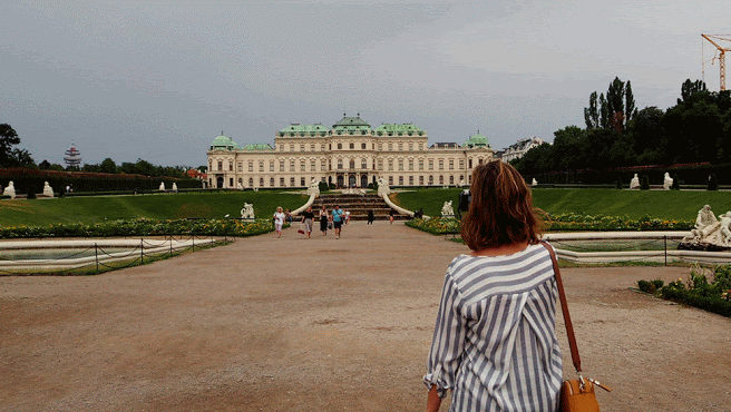 Palácio de Belvedere - Maria das Palavras na Áustria