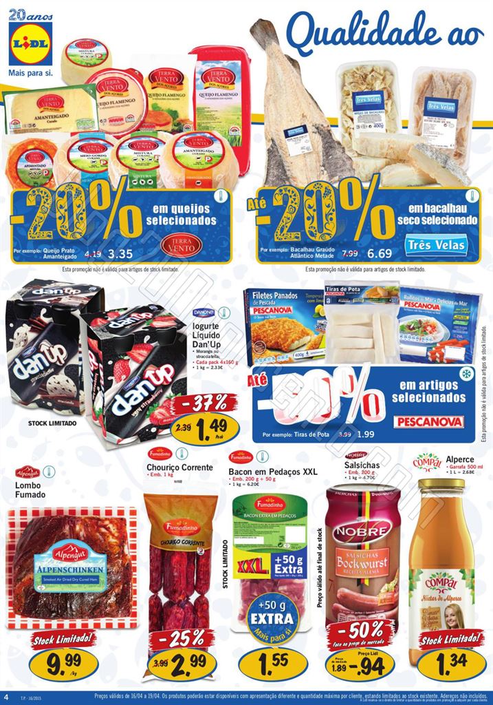 Antevisão Folheto LIDL Promoções de 16 a 22 abr