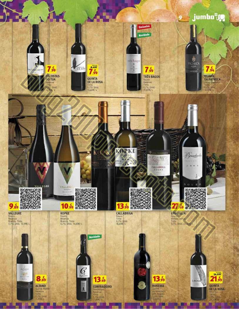 Novo Folheto JUMBO Vinhos promoções até 9 outub