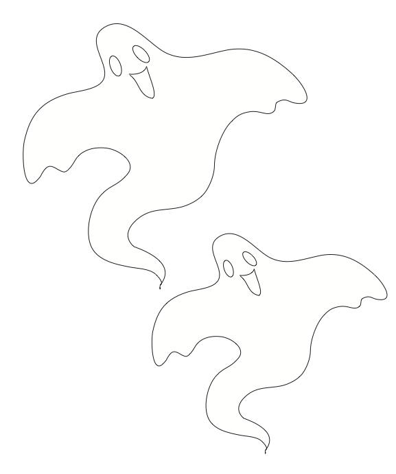 Desenhos de fantasmas de halloween