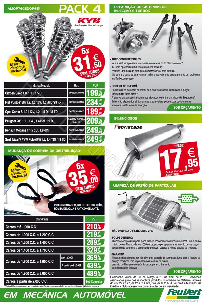 Antevisão Folheto FEU VERT Promoções de 30 mar