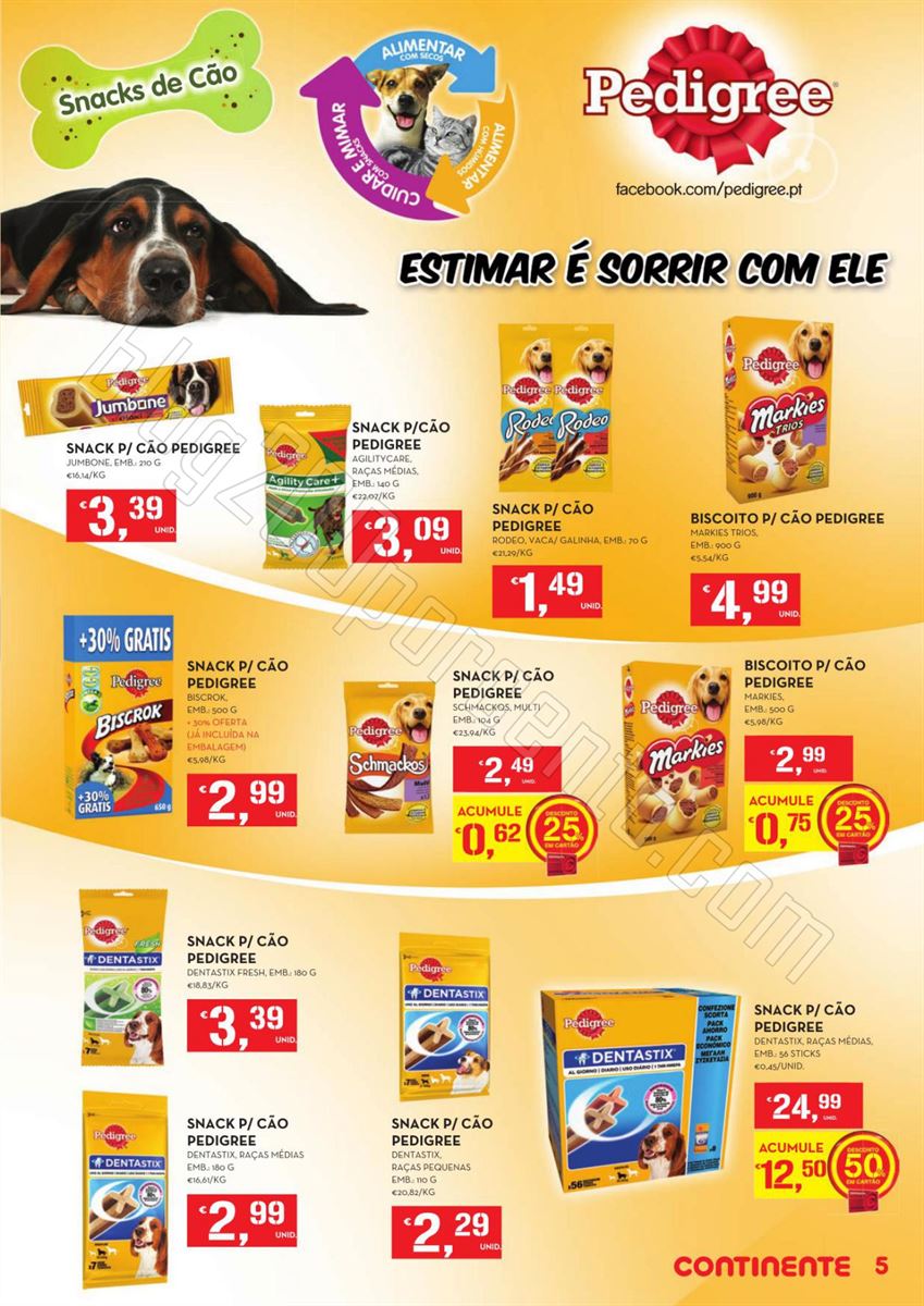 Antevisão Folheto CONTINENTE Feira Animal de 19 f