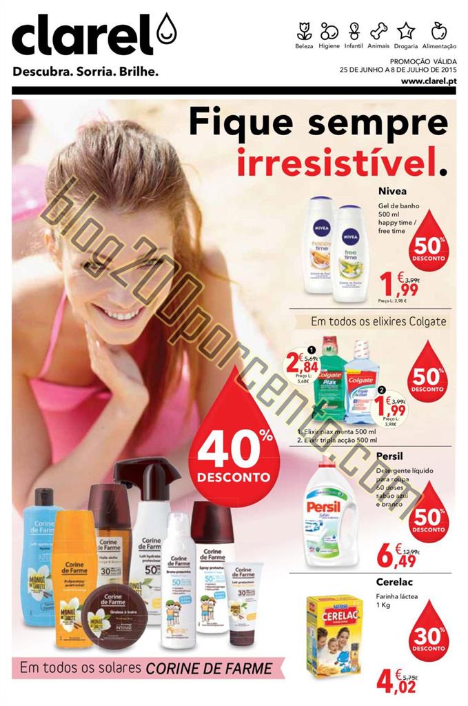 Antevisão Folheto CLAREL Promoções de 25 junho 