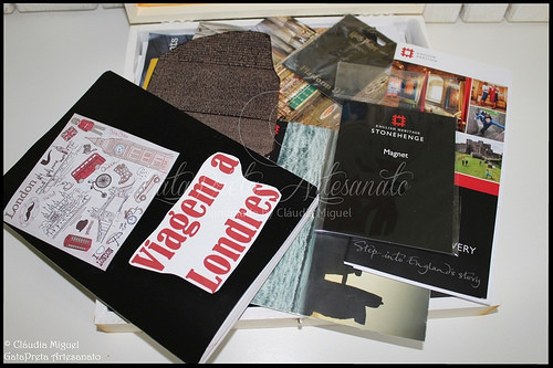 Caixa de recordações de viagem 